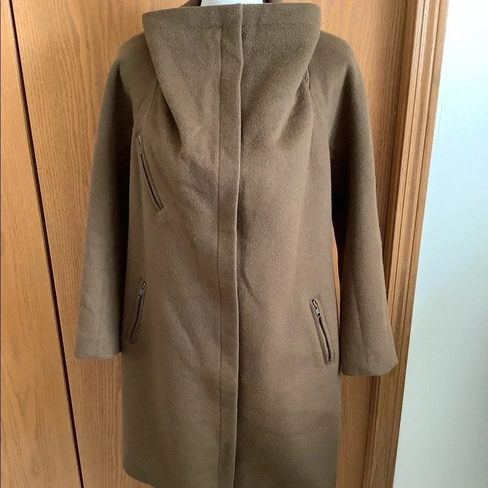 Yigal Azeouel Brown Wool Coat Sz-10